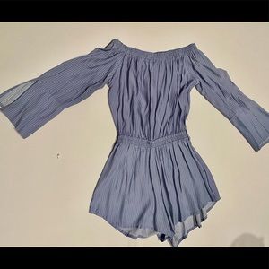 Off the shoulder LS Faithful Shortall